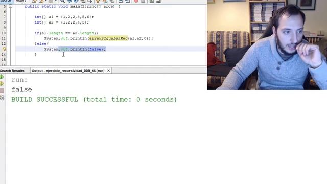 Ejercicios Java - Recursividad #9 - ¡Arrays iguales y array invertido! смотреть онлайн