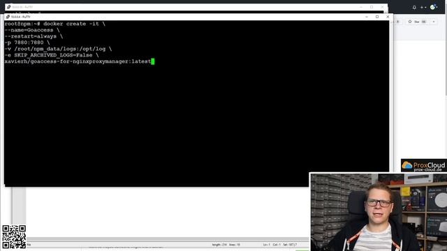 GoAccess - Webserver Log Analytics + Nginx Proxy Manager Statistics смотреть онлайн