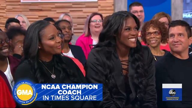 Baylor women's basketball coach Kim Mulkey talks her NCAA win l GMA смотреть онлайн