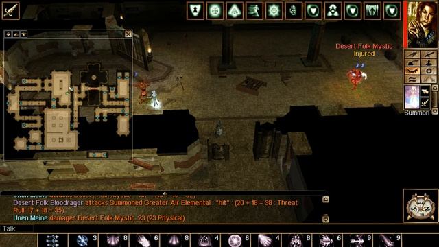 Neverwinter Nights EE - Sands of Fate 1 - Shadows over Heliopolis, part 2 (Blind, Very Difficult) смотреть онлайн