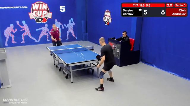 11:00 Борцов Дмитрий 3-2 Андреев Олег стол 5 ЮГ-2 14.07.22 смотреть онлайн