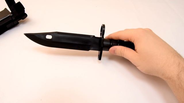 Штык-нож M9 резиновый на М серию Black