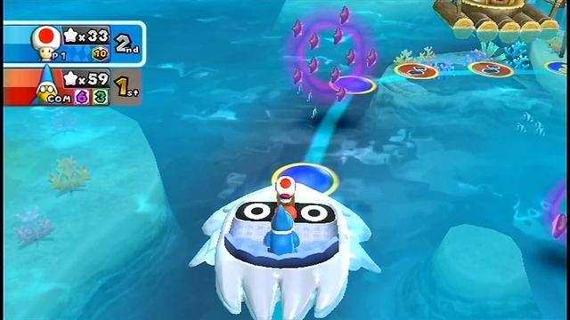 Mario Party 9◆Solo Mode #134 Toad◆Blooper Beach смотреть онлайн