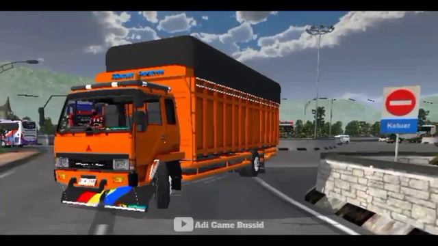 MOD TRUCK FUSO FIGHTER ENGKEL STYLE SUMATRA FREE || MOD BUSSID смотреть онлайн
