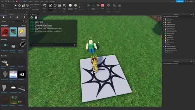 Meet Crack the Chat Bot AI (Roblox) смотреть онлайн