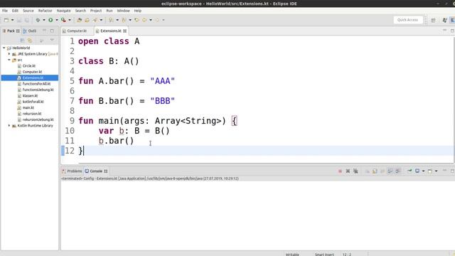 Kotlin für alle Tutorial #60 - Extensions смотреть онлайн