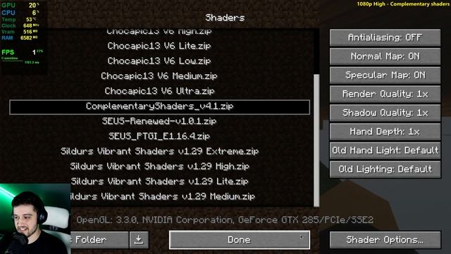 GTX 285 | Minecraft Java - 1080p, 720p + Shaders! EP11 смотреть онлайн