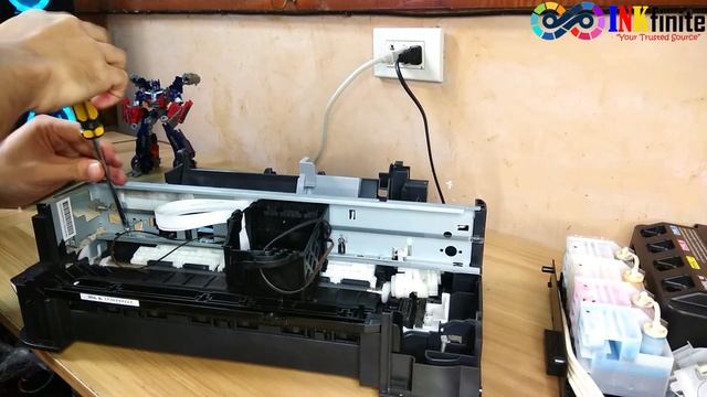How to Disassemble Epson L120 L121 Printer Full Tutorial Beginner's Guide | INKfinite смотреть онлайн
