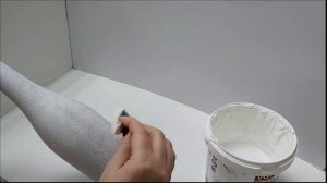 Как покрасить бутылку шампанского и бокалы акриловой краской // МК