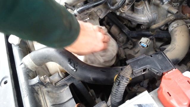 Honda Accord  CL 7,  2.0 . Чистка дроссельной заслонки, датчика холостого хода.