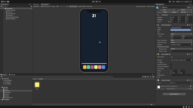 Unity Simple Hyper Casual Game Tutorial - ColorfulChaos [ COMPLETE ] смотреть онлайн