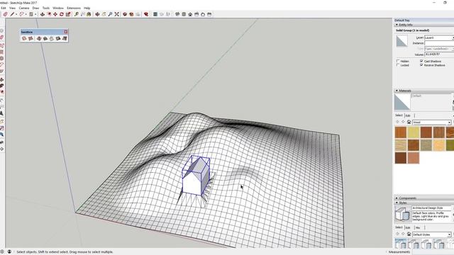 Terrain Modeling In SketchUp With Sandbox Tools - The SketchUp Essentials #31