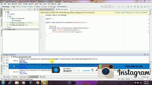 Android Studio Tutorials #2 Setting Up Android Studio And Creating Hello World Project смотреть онлайн