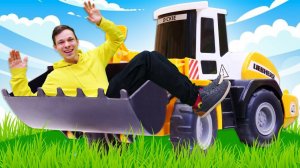 Игры машинки - Бульдозер для мастера Фёдора! Чиним игрушки для детей. Смешные видео игры онлайн
