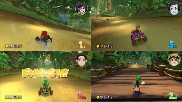 Mario Kart 8: Kim's Cup - Round 3-1 with Sips, Duncan, Ross & Kim! смотреть онлайн