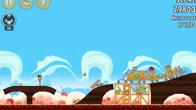 Angry Birds-Birdday Party Cake 6 Level-12 Three Star Walkthrough смотреть онлайн