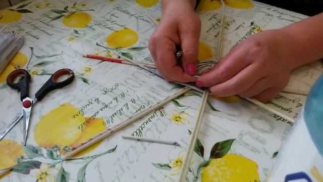 Деревенский метод плетения кашпо.Урок 2. смотреть онлайн