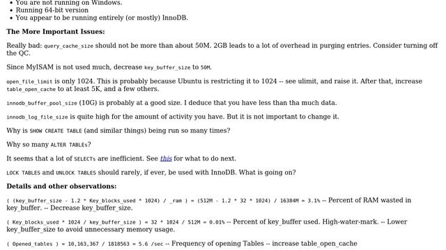 Databases: MySQL large number of opened tables -- we're noticing performance hits (3 Solutions!!) смотреть онлайн