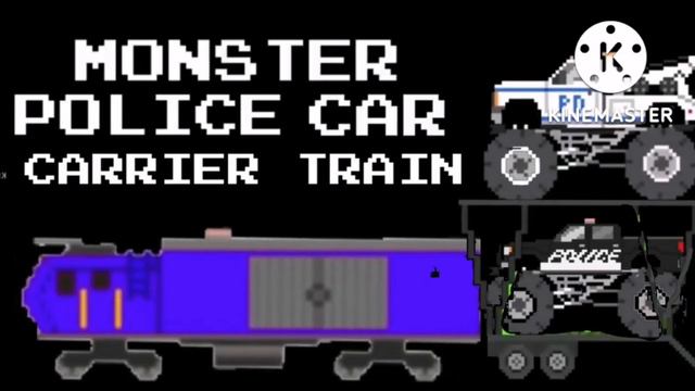 Monster Police Car Carrier Train смотреть онлайн