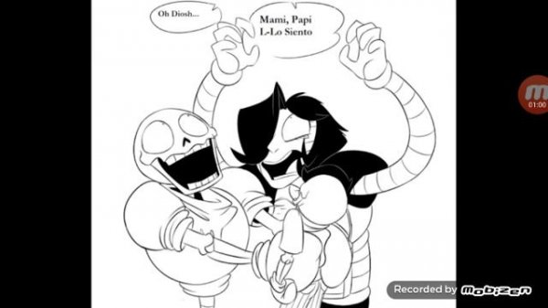 Comic papyrus X Mettaton