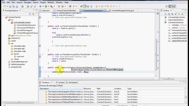 4. Android Development - Adding a Camera смотреть онлайн