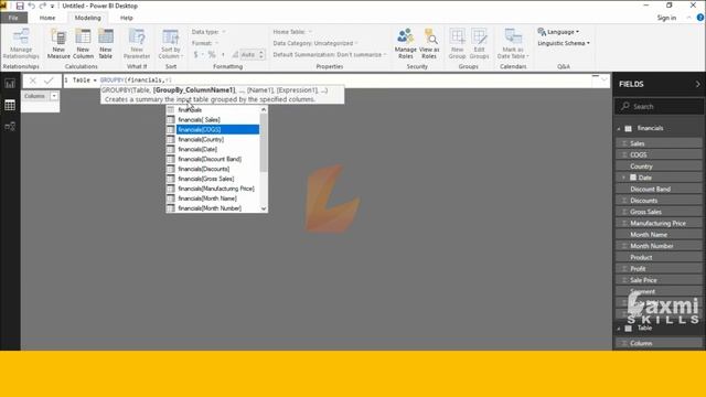 GROUPBY DAX Function - GROUPBY DAX Function In Power BI Desktop|GROUPBY DAX Tutorials смотреть онлайн