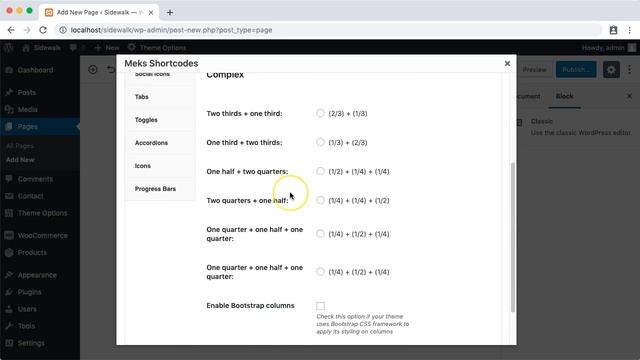 Shortcodes - Sidewalk WordPress theme смотреть онлайн