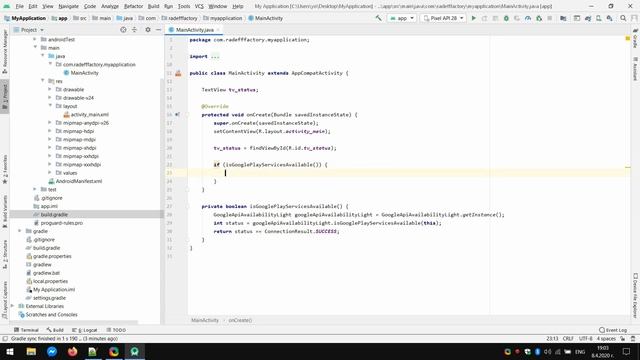 Check for Google Play Services in Android Studio смотреть онлайн