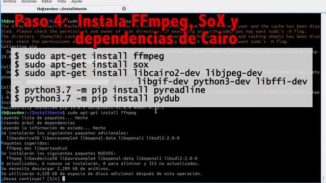 Tutorial de Manim | Instalación en GNU/Linux смотреть онлайн