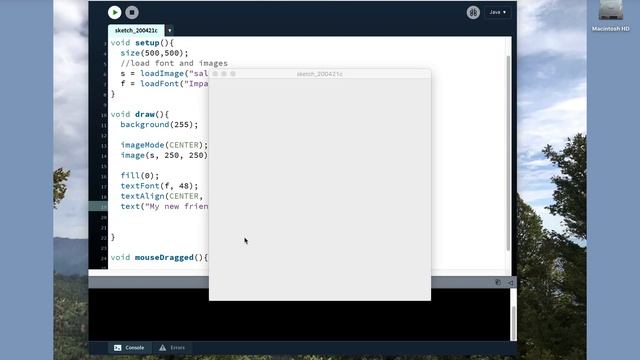 Using mouseDragged() to Drag and Drop Text and Images смотреть онлайн