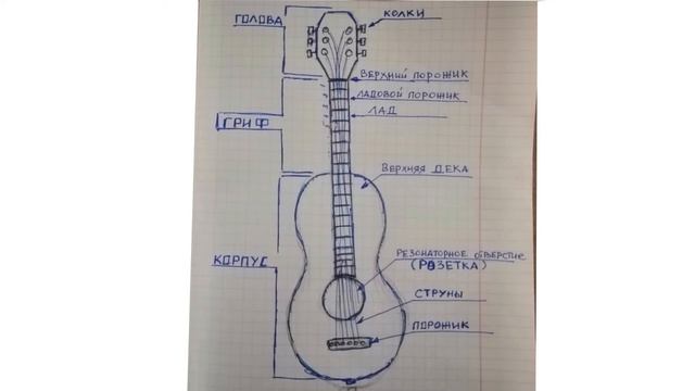 УРОКИ ИГРЫ НА ГИТАРЕ С НУЛЯ для начинающих ( 1 урок. Вводный) смотреть онлайн