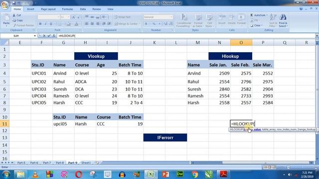 Ms Excel 2007 Tutorial Part 11 смотреть онлайн