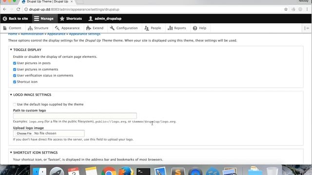 Changing the logo and the favicon of your custom Drupal 8 theme смотреть онлайн