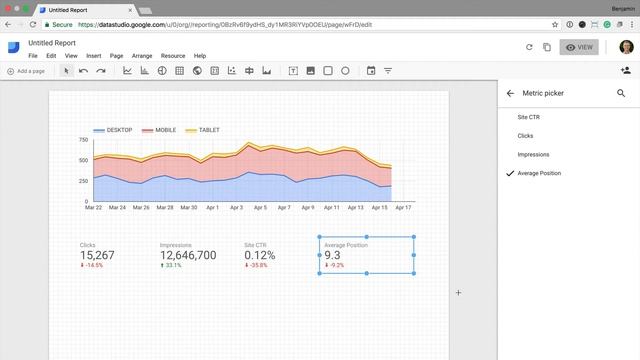 Tutorial // Google Data Studio with Google Search Console смотреть онлайн