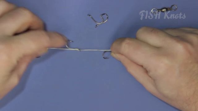 How to tie a sandy hook to a fishing line | 5 крючков на леске | 5 hooks on fishing line not knots смотреть онлайн