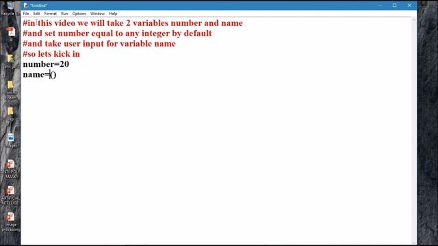 Variables in Python 3.6.4 смотреть онлайн