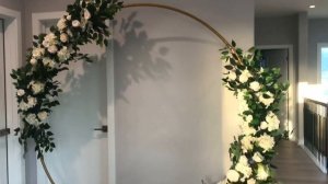 DIY - Elegant Floral Arch
