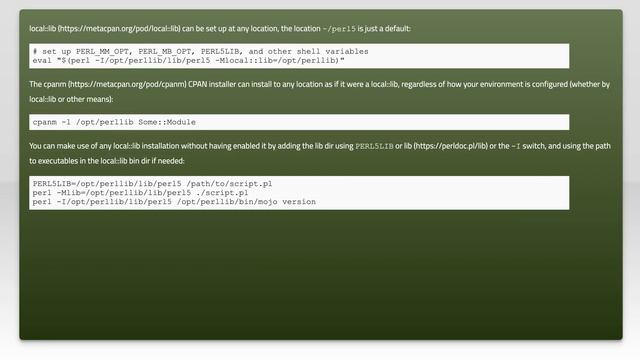 Installing Perl modules to a specific location смотреть онлайн