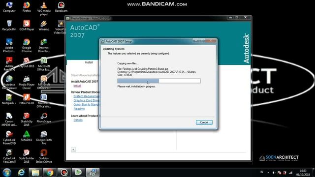 CARA MENGINSTAL AUTOCAD 2007, 64 Bit смотреть онлайн