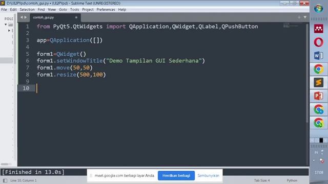 Pemrograman Dekstop Menggunakan Python dan PyQt5 смотреть онлайн