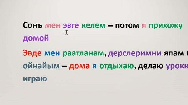 Урок 20. Изучаем Крымскотатарский язык. Меним кунюм. Мой день. Learn Crimean Tatar language. смотреть онлайн