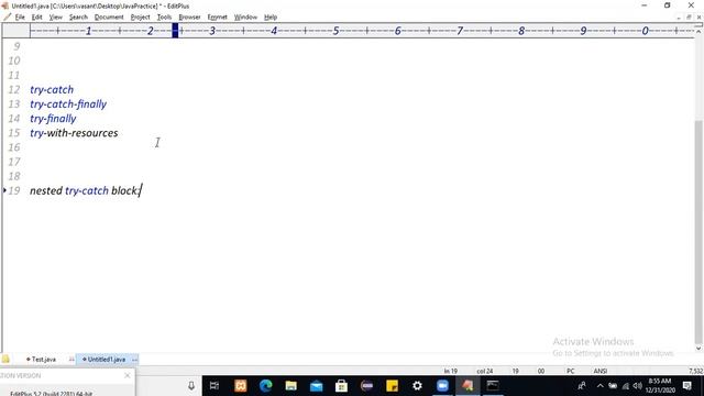 Java Exception Handling Part05 смотреть онлайн