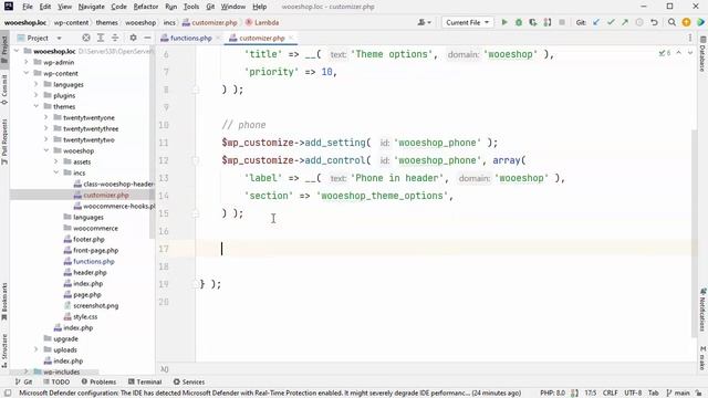 Создание интернет-магазина на WooCommerce с нуля. 6. Опции темы WordPress. Customizer API смотреть онлайн