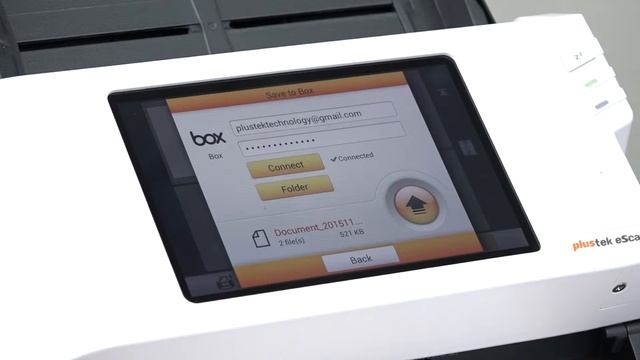 How to Scan directly to BOX from Plustek eScan? смотреть онлайн