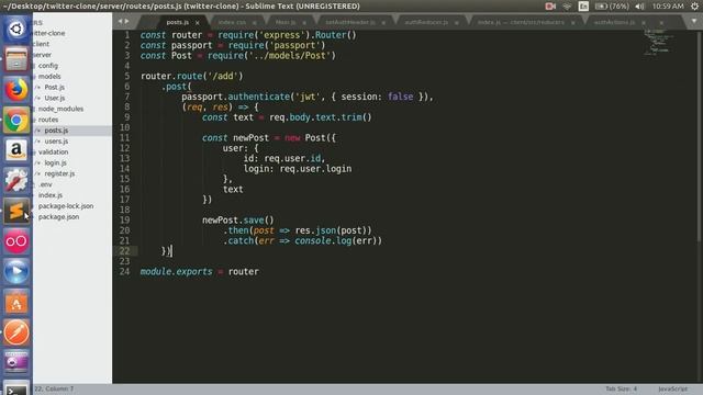 Fullstack Twitter Clone with Nodejs, Express, MongoDB, React - Part 15 смотреть онлайн