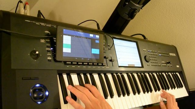 Playing "Rise Up - Yves Larock" with Android MIDI Arranger and Korg Kronos смотреть онлайн