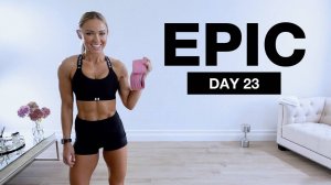 Caroline Girvan - Day 23 of EPIC _ Glutes and Abs Workout [DUMBBELL NO REPEAT]