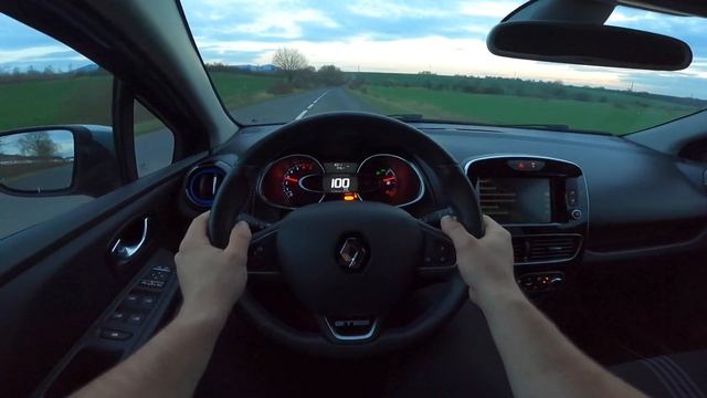 Renault Clio 1.2 TCe 120 (87 KW) POV Test Drive + Acceleration 0-200 Km/h