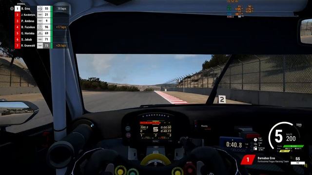 ACC HUN Facebook Csoport Bajnokság Quali Lap - Nissan GT-R Nismo GT3 - Laguna Seca - 1:21.021 смотреть онлайн