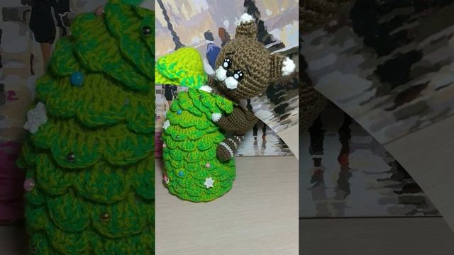 кот на ёлочке ????? #вяжуназаказ #игрушкикрючком #амигуруми #крючком смотреть онлайн